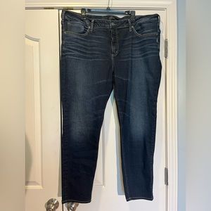Silver Jeans, Plus Size 22, Avery Skinny